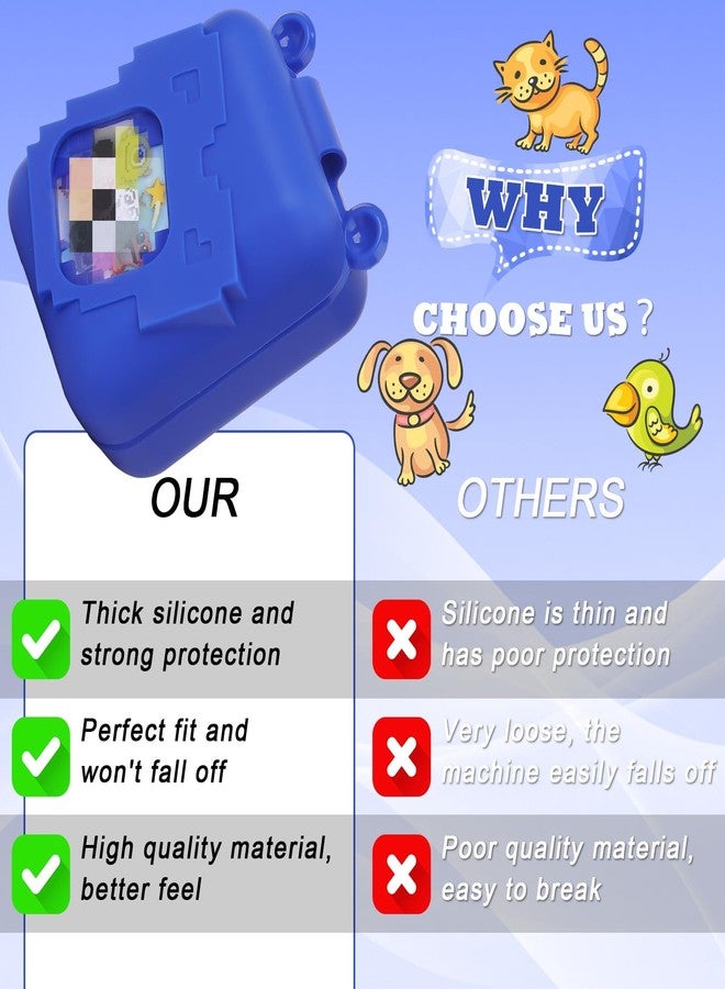 YouKnow Silicone Case for Bitzee Disney Interactive Toy Digital Pet and Case, Protective Skin Sleeve for Bitzee Virtual Electronic Pets Accessories (Case Only) (Blue) - Image 5
